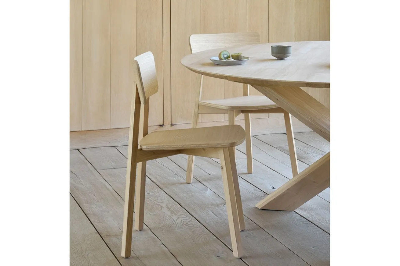 Esstisch Circle Eiche natur D 163 cm