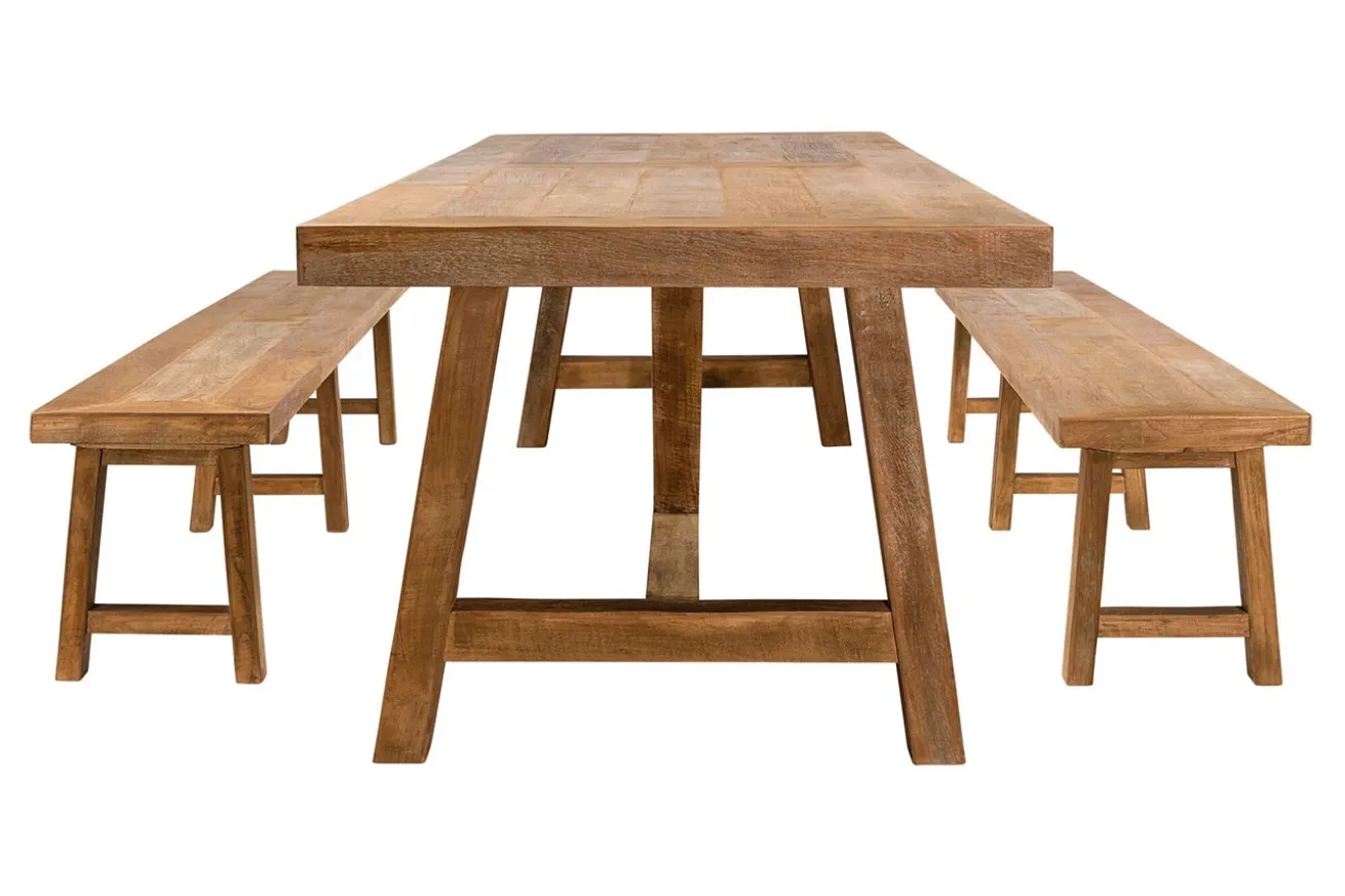 Esstisch Ibiza Teakholz 250 x 100 cm