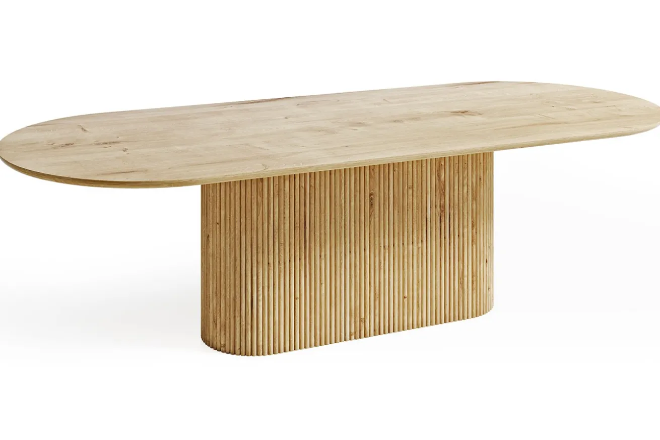 Esstisch Kane Eiche oval B 200 cm