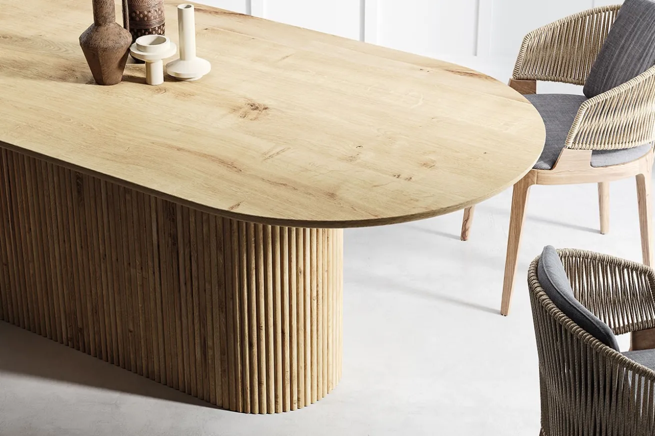 Esstisch Kane Eiche oval B 240 cm