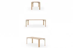 Esstisch Lago Eiche hell massiv ab 180 cm konfigurierbar