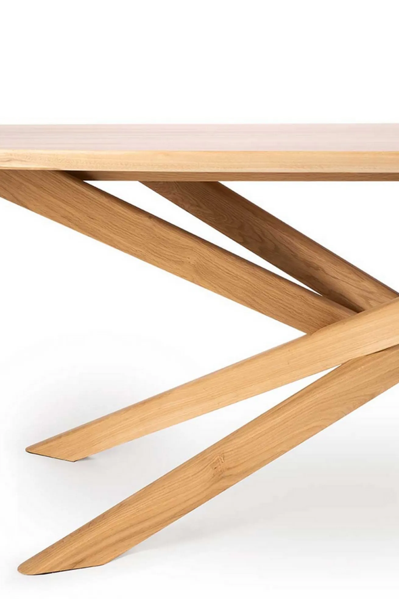 Esstisch Mikado Eiche massiv oval B 267 cm