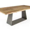 Esstisch Pine Alt Kiefer Stahlfuss 220*100 cm