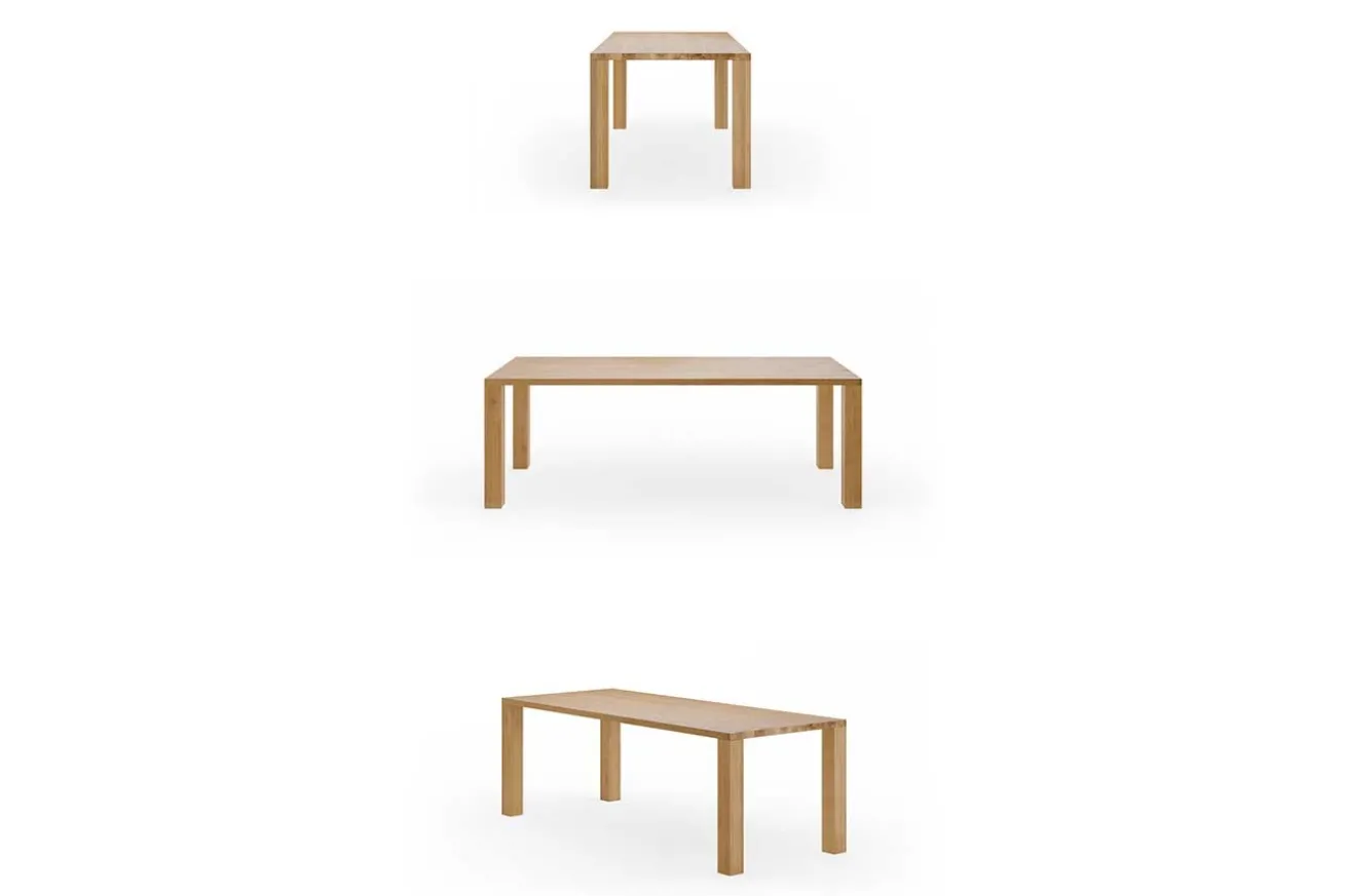 Esstisch Scandi Eiche massiv ab 160 cm konfigurierbar