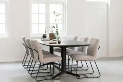 Esstisch Soho Mortex schwarz B 260 cm