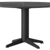 Esstisch Soho Mortex schwarz D 130 cm