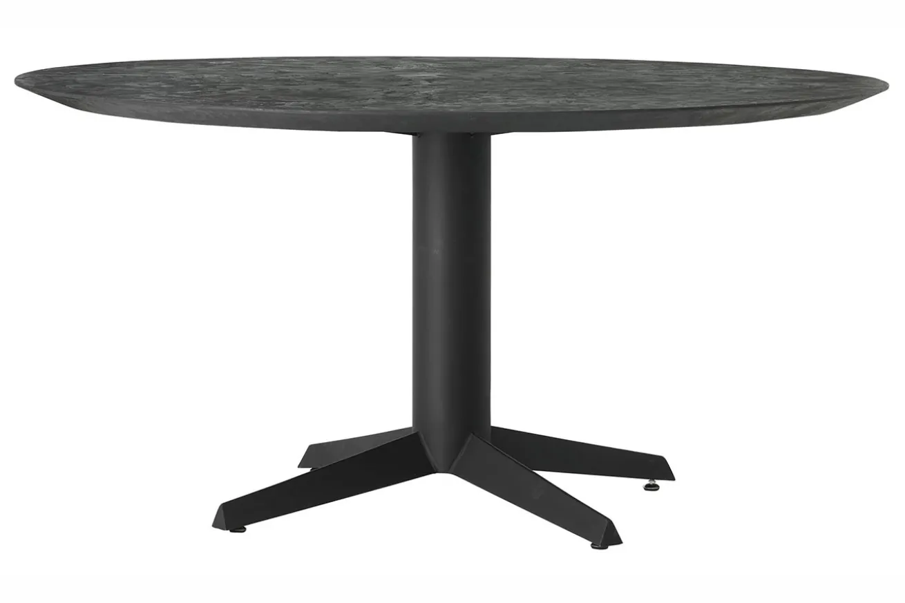 Esstisch Soho Mortex schwarz D 150 cm