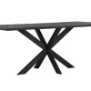 Esstisch Timeless Black Teak schwarz B 210cm