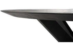 Esstisch Timeless Black Teak schwarz D 130 cm