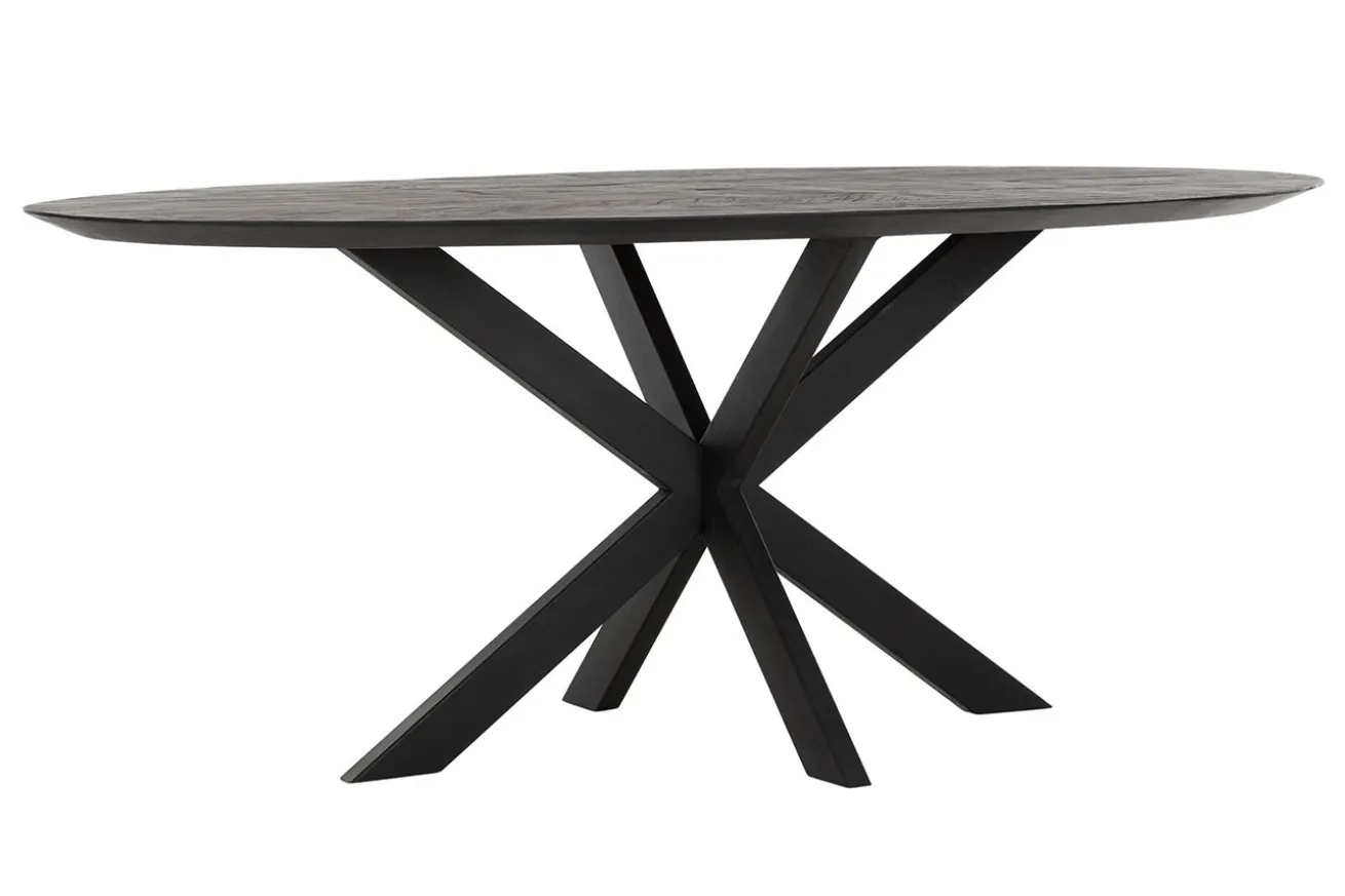 Esstisch Timeless Black Teak 200x100cm