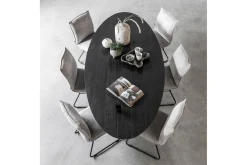 Esstisch Timeless Black Teak 200x100cm