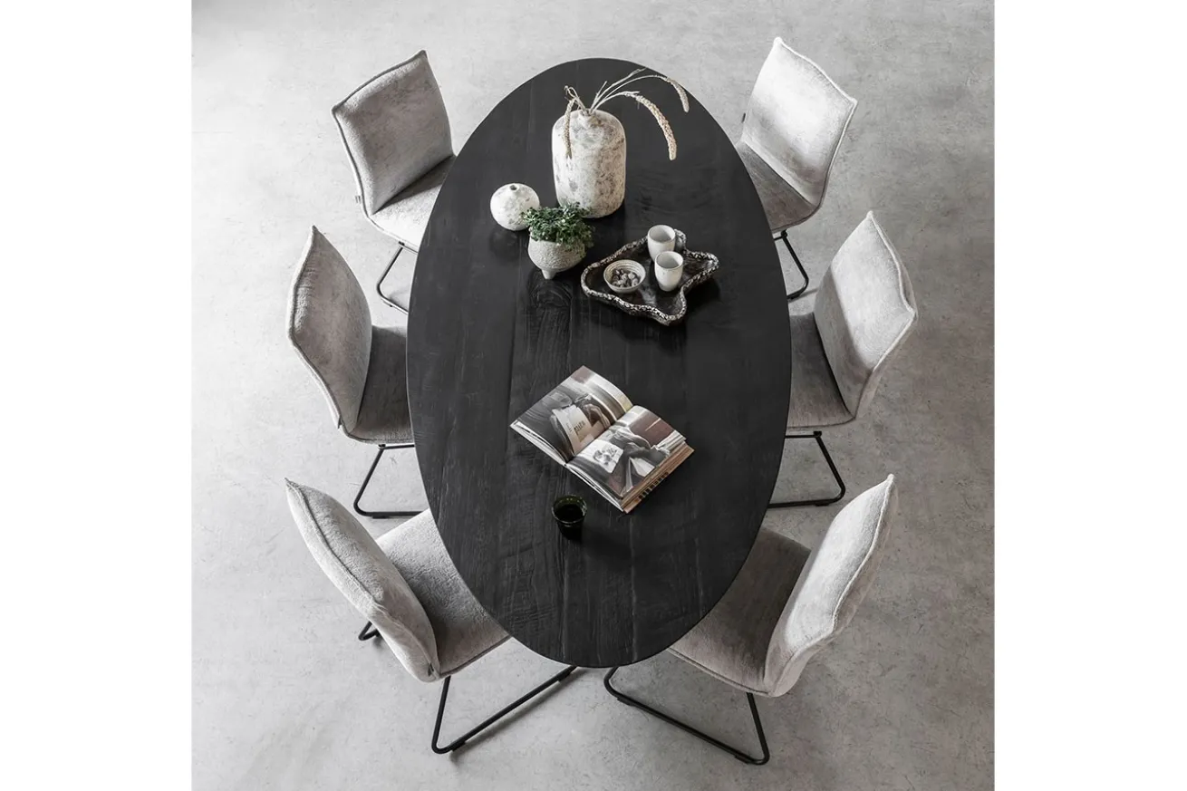 Esstisch Timeless Black Teak 200x100cm