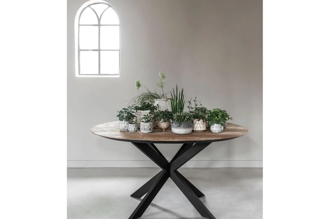 Esstisch Timeless Teakholz D 130 cm