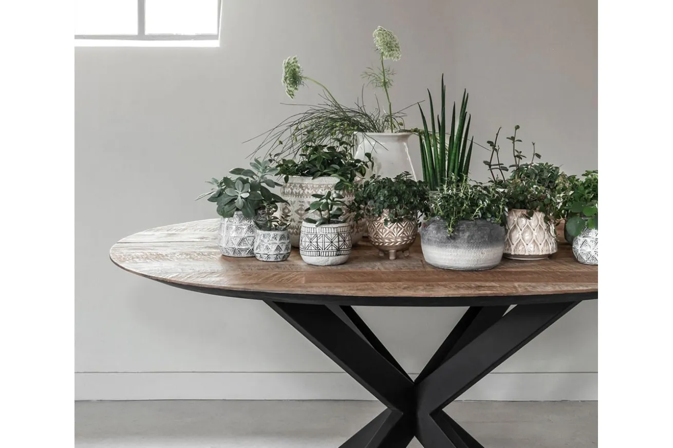 Esstisch Timeless Teakholz D 130 cm
