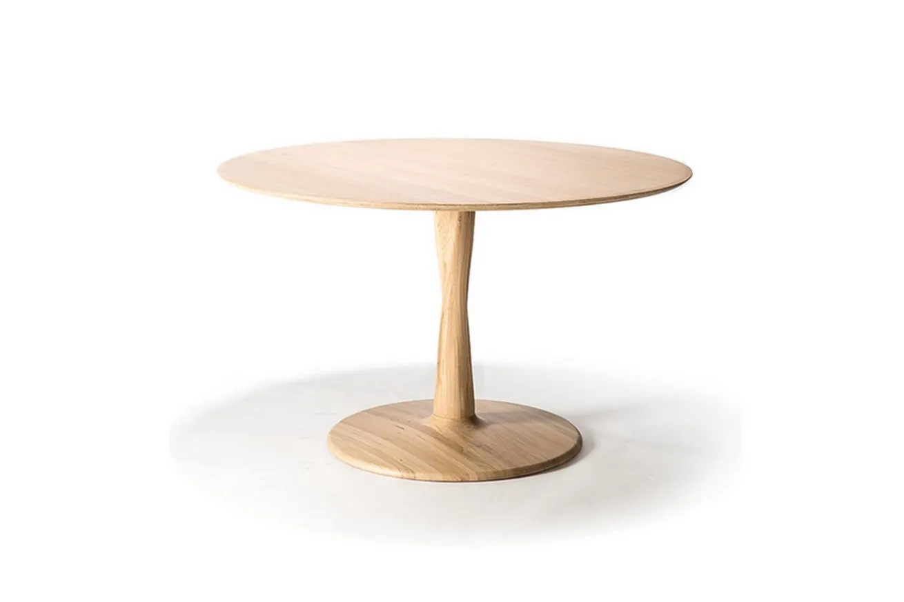 Esstisch Torsion Eiche natur D 127 cm
