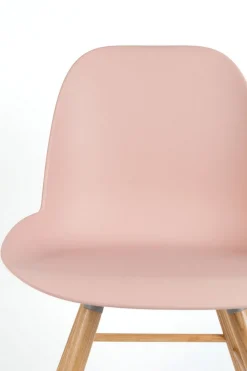 Esszimmerstuhl Albert Kunststoff rosa