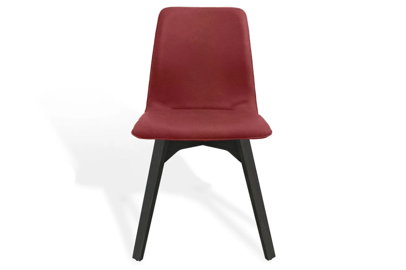 Esszimmerstuhl Maverick Leder rot