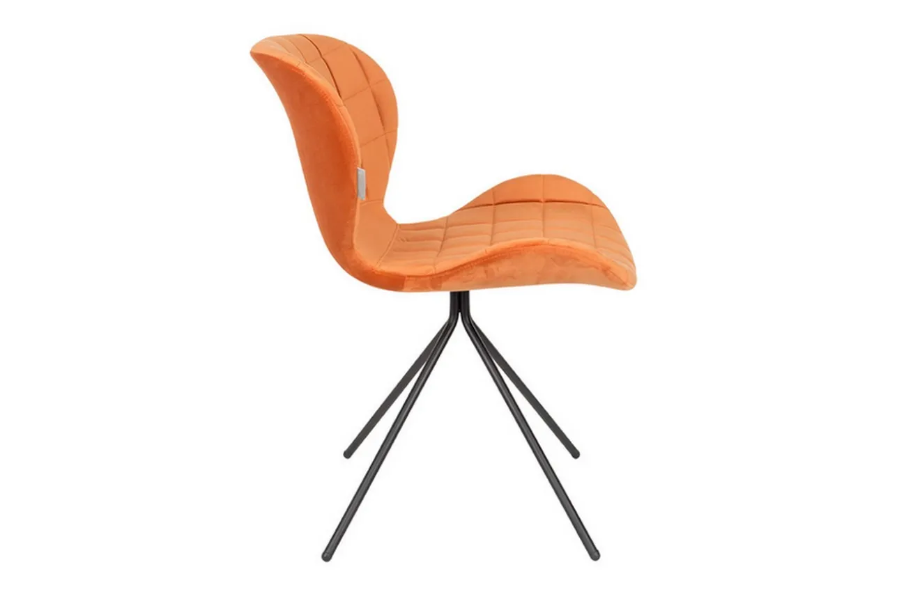 Esszimmerstuhl OMG Samt orange