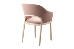 Esszimmerstuhl P 520 Stoff rosa