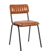 Esszimmerstuhl Sixty Leder braun