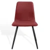 Eszimmerstuhl Maverick Leder rot