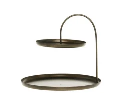 Etagere klein Messing antique