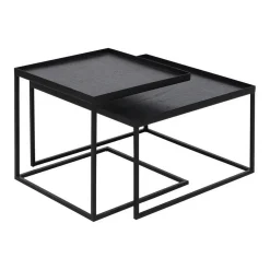 Ethnicraft Couchtischgestell 2er Set