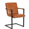 Freischwinger Oxford Leder cognac