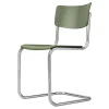Freischwinger S 43 Buche olivgrün