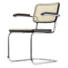 Freischwinger S 64 V mit Arm Rattan