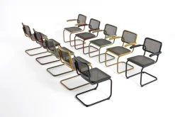 Freischwinger S32V Rattan ocker