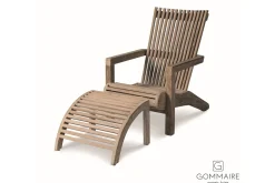 Fußauflage Orso Teak grau