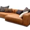 Funktionssofa Wumms! Leder cognac