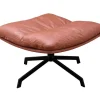 Fusshocker Arva Leder braun