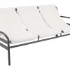 Gartenbank Sling 3-Sitzer grau-weiss