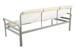 Gartenbank Sling 3-Sitzer grün-natur