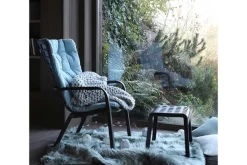 Gartensessel mit Armlehne Folio grau