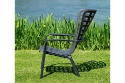Gartensessel mit Armlehne Folio grau