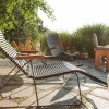 Garten Sonnenliege Click schwarz