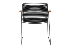 Gartenstuhl Click mit Arm schwarz