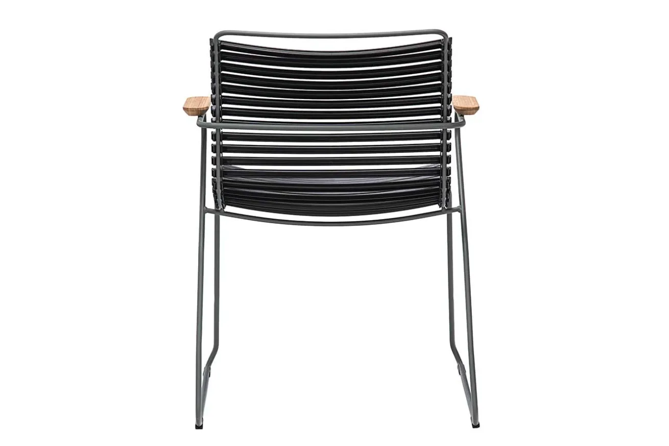 Gartenstuhl Click mit Arm schwarz