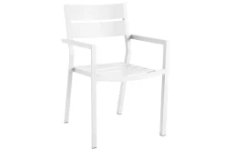Gartenstuhl Delia stapelbar weiss