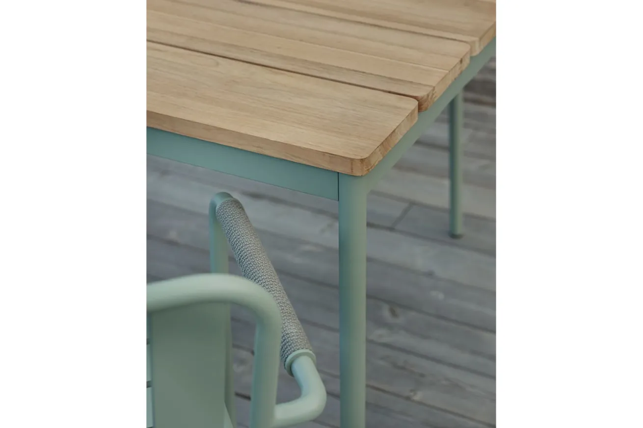 Gartenstuhl Innes grün stapelbar