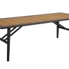 Gartentisch Chios schwarz-natur 240cm