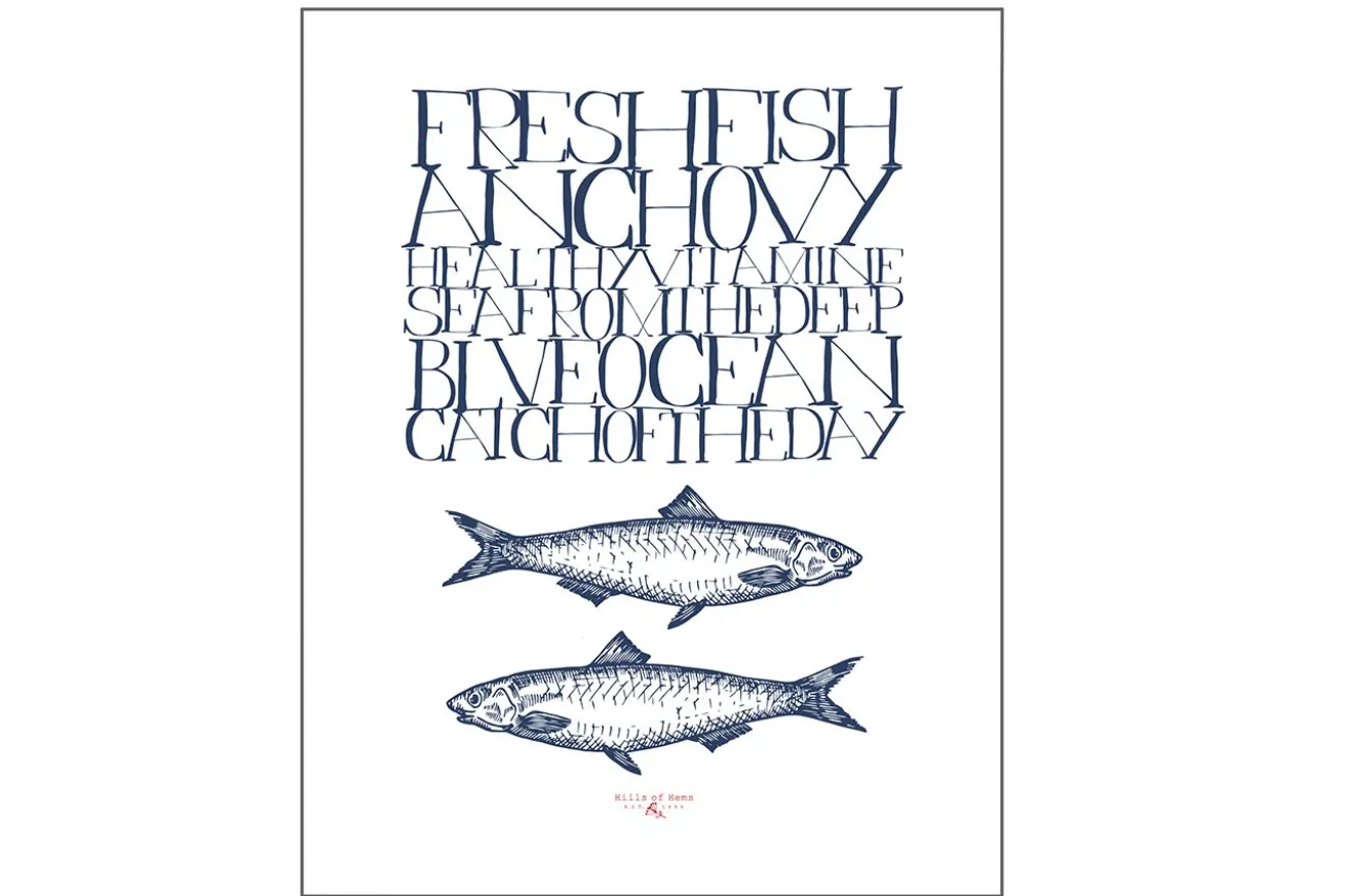 Geschirrtuch Anchovy