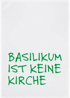 Geschirrtuch Basilikum