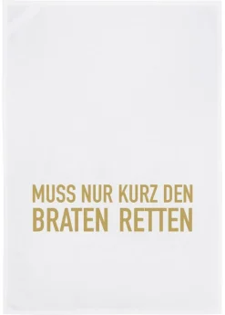 Geschirrtuch Braten retten