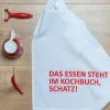Geschirrtuch Das Essen steht..