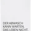 Geschirrtuch Der Abwasch kann warten.