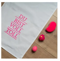 Geschirrtuch Du bist voll toll